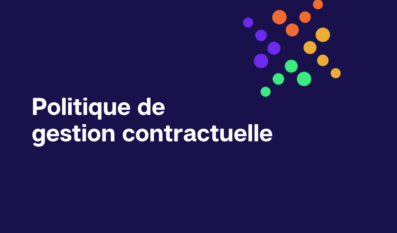 Politique de gestion contractuelle