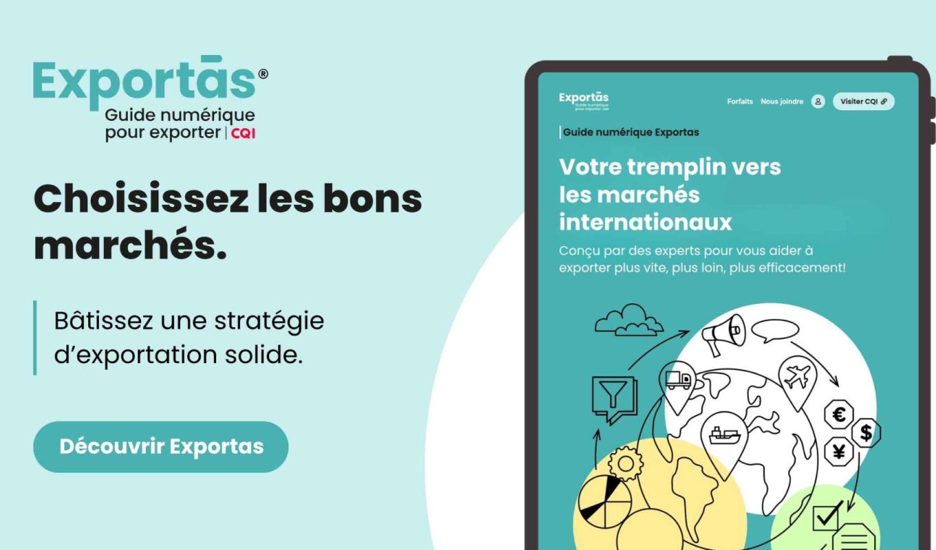 Exportas - Guide numérique pour exporter