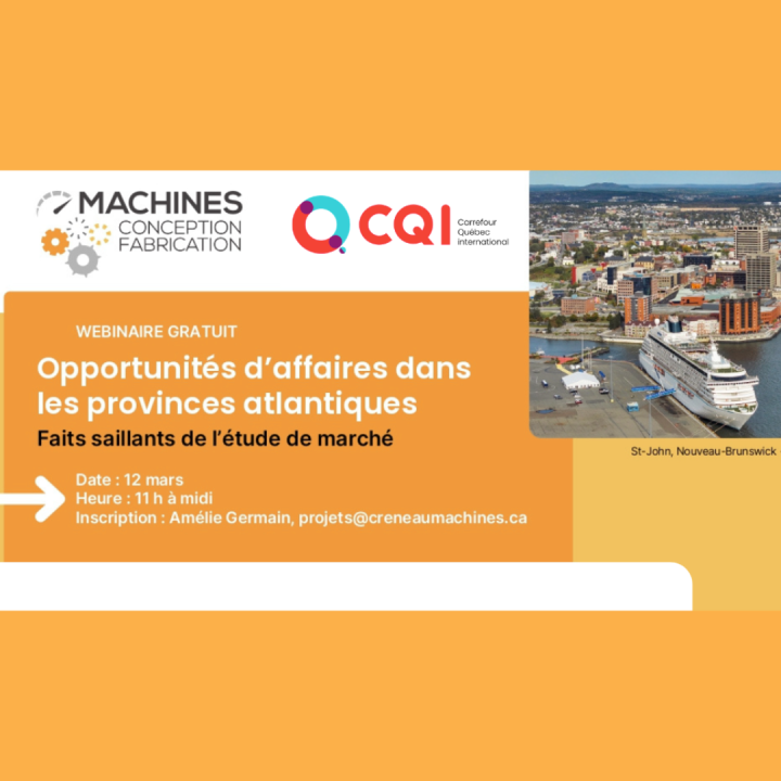 Webinaire - Opportunités d'affaires dans les provinces atlantiques