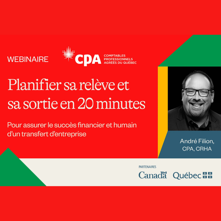 Planifier sa relève et sa sortie en 20 minutes