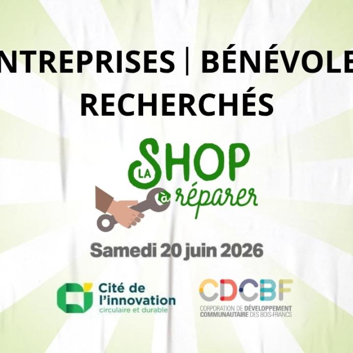 Shop à réparer - 2e édition