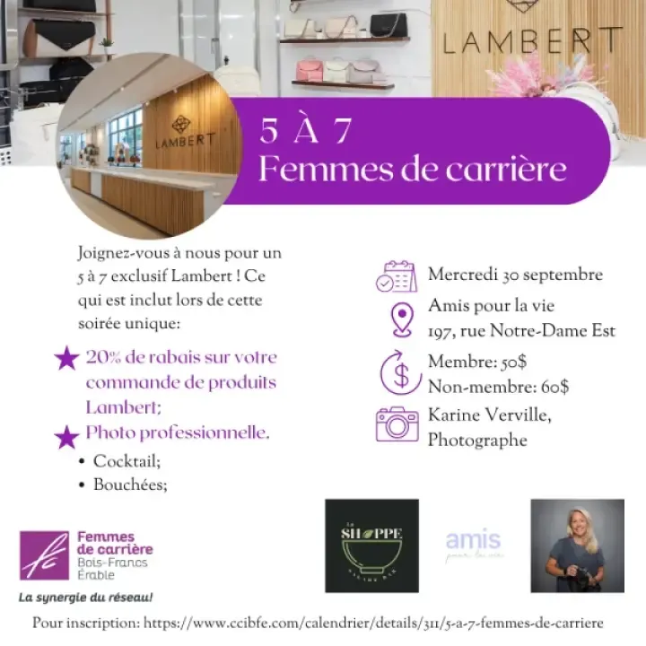 5 à 7  Femmes de carrière