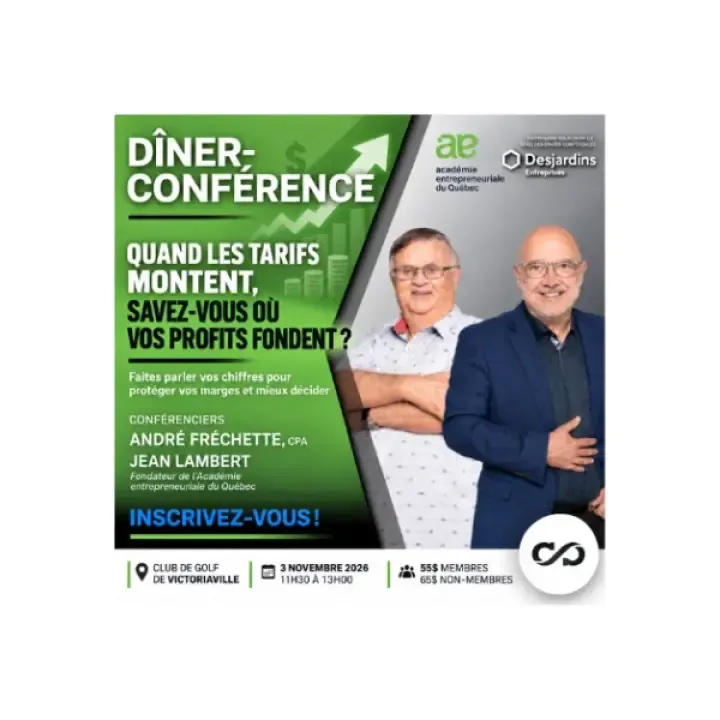 Dîner conférence CCIBFE Transformez vos données financières en véritables leviers de croissance.