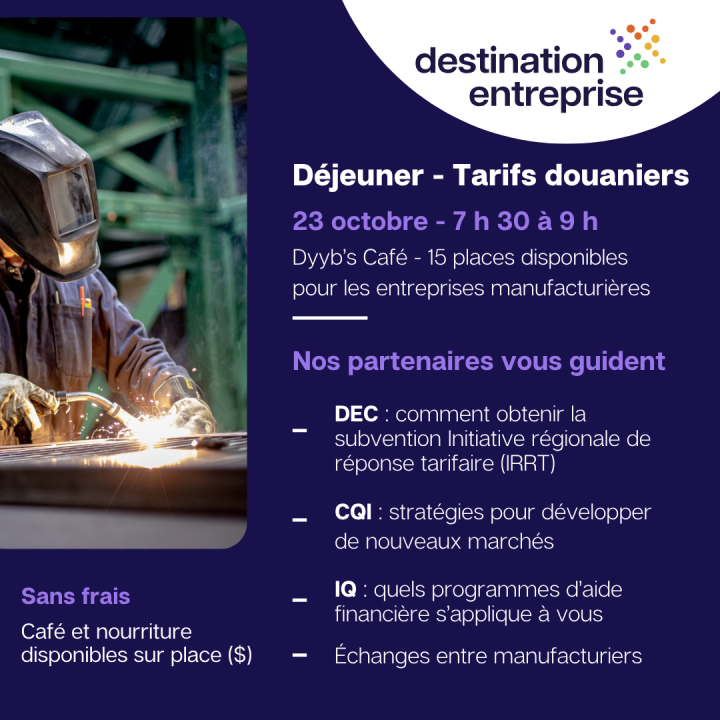 Déjeuner - Tarifs douaniers