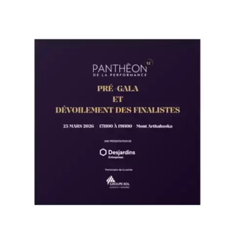 Pré-gala et dévoilement des Finalistes Panthéon de la Performance 2026 ...